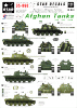Star Decals 35-860 Afghan Tanks 1/35